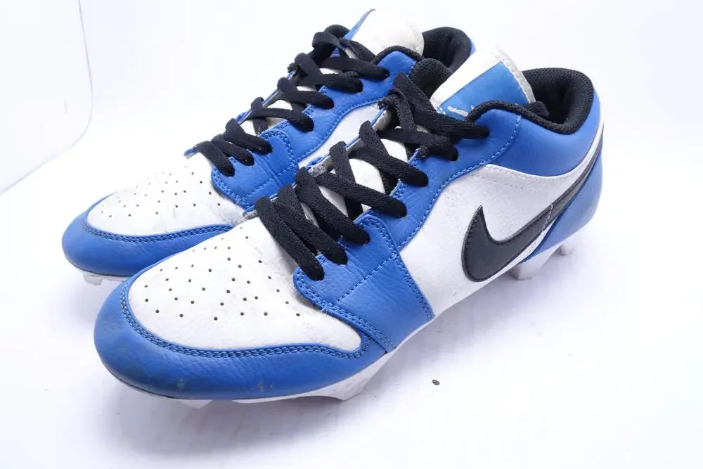 Jordan Air Jordan 1 Low TD Football Cleats Shoes Mens Size 11 Blue FJ6245-104